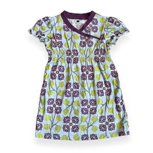 Tea Collection Campanillas Wrap Neck Dress